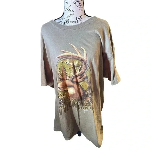 DELTA PRO WEIGHT SIZE XL ARMY GREEN DEER DESIGN - Picture 1 of 4